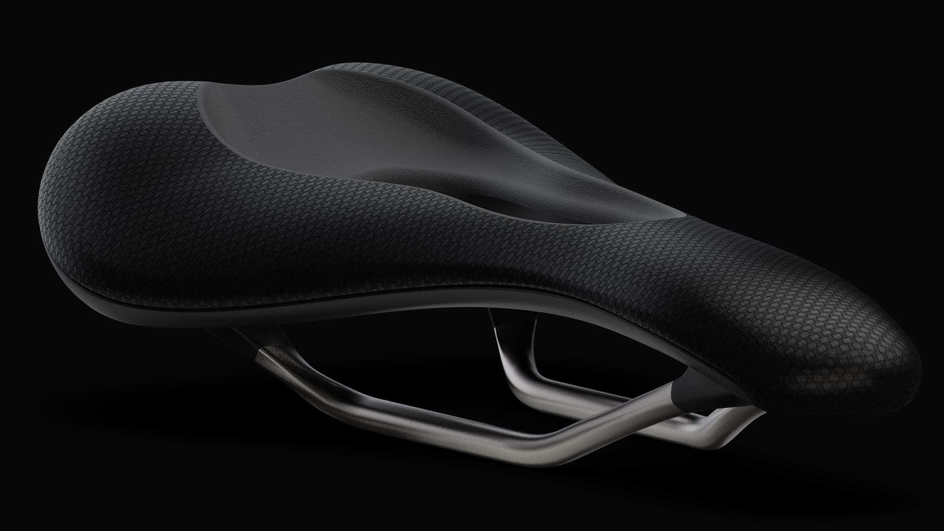 Bicycle saddle designed in Phi Surface Modeler