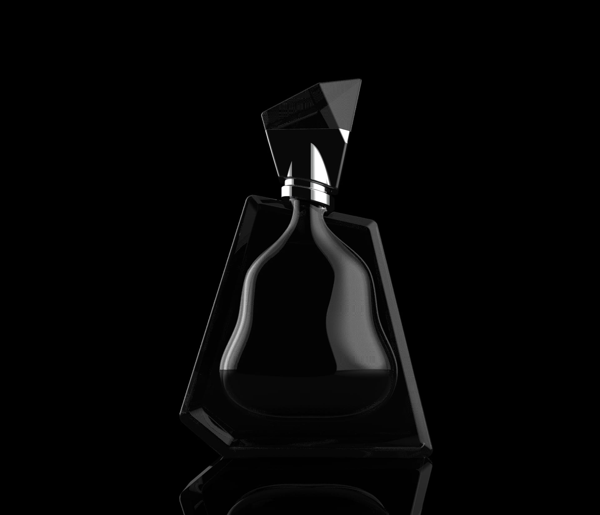 Freeform bottle designed in Phi Surface Modeler